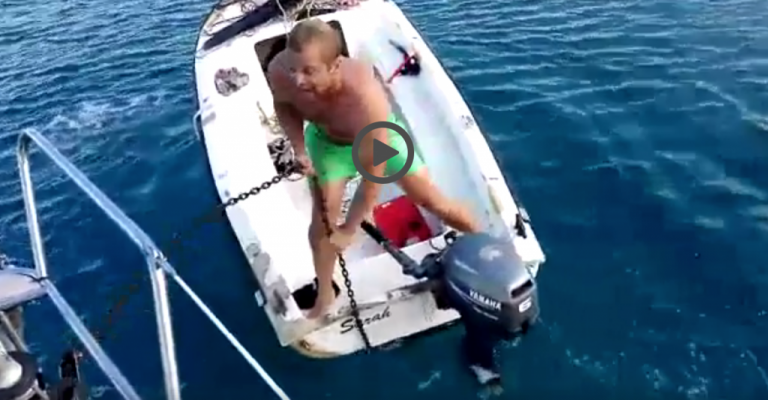 Barco italiano atacado en Croacia