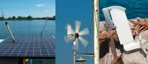 Paneles solares, generadores eólicos e hidrogeneradores: 3 formas ecológicas de producir energía limpia en un barco