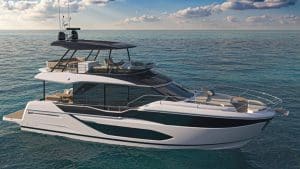 Prestige F5.7: discovering the new yacht premiering in Cannes