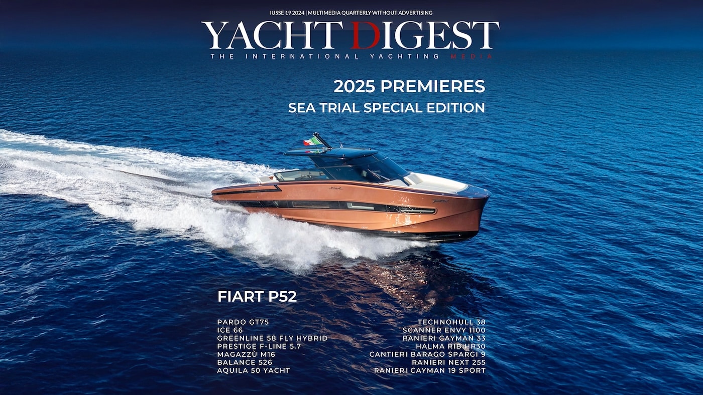 Yacht Digest 19 Luxury Edition: online agora com a análise especial do teste de mar e as estreias de 2025