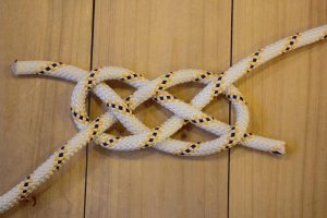 The (double) carrick bend: the most beautiful knot?