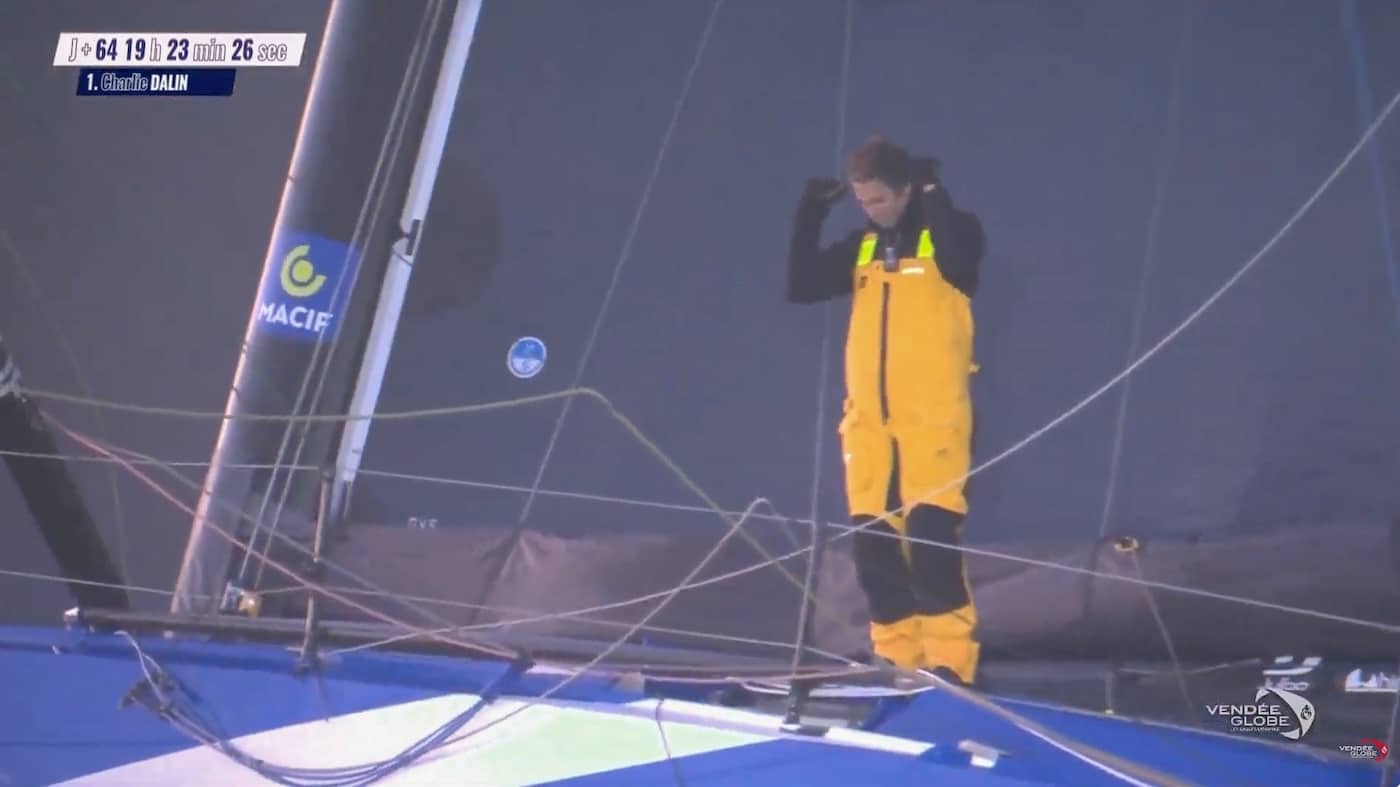 Charlie Dalin wins the Vendée Globe and sets a new record