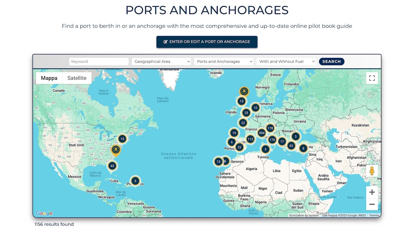 Digital Pilot Book: the complete guide to ports and anchorages