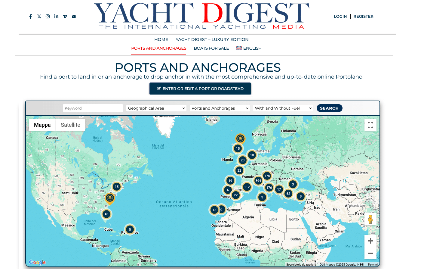 YACHT DIGEST digital pilot book