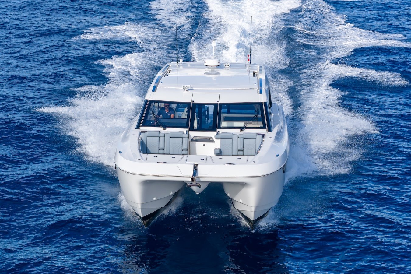 boat review magazine aquila 42 coupe