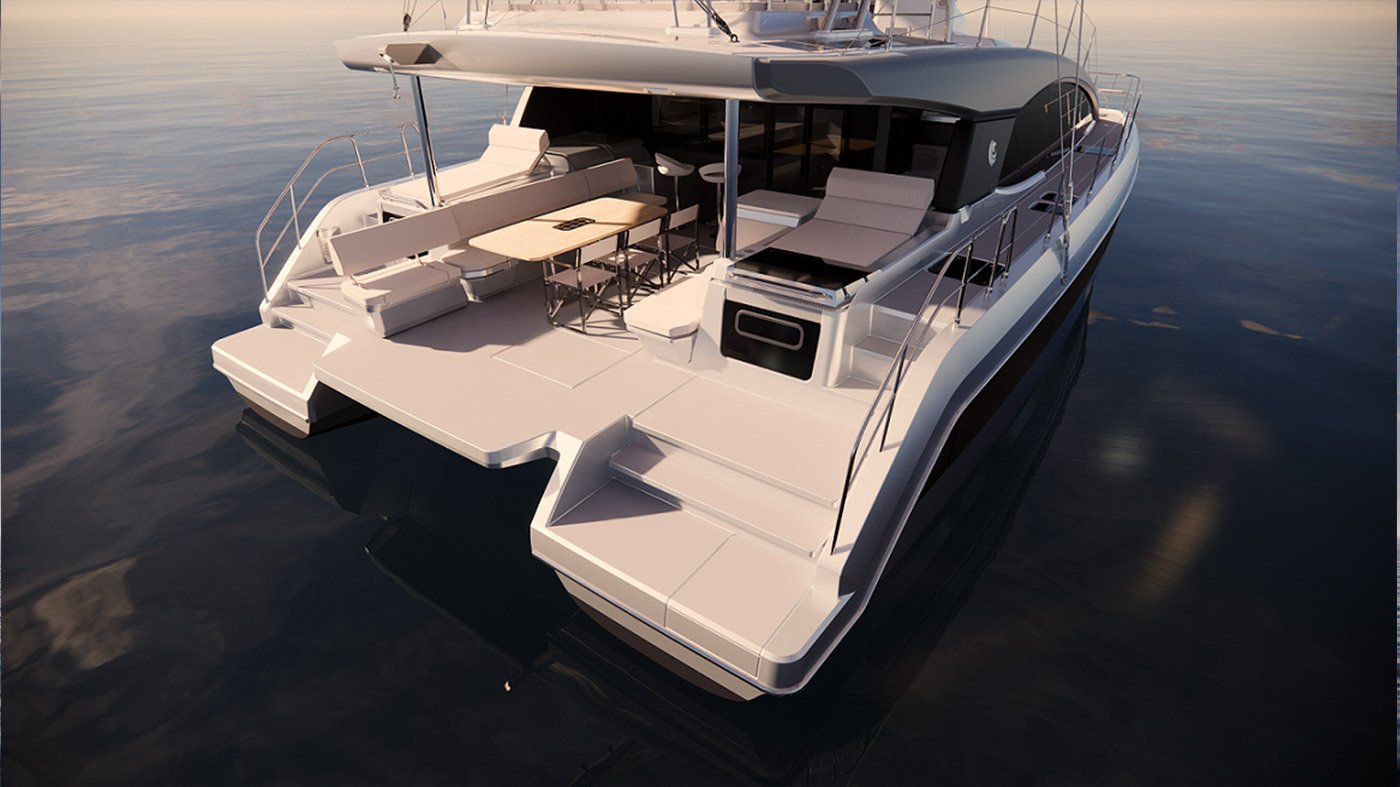aquila 50 sail Heckansicht