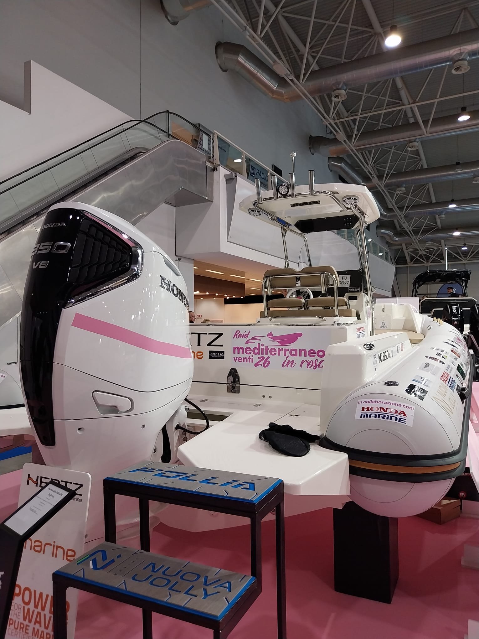 honda marine mediterraneo en rosa